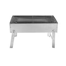 Outdoor Portable Charcoal BBQ Grill 39*23*8
(0.4mm)
