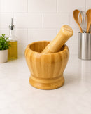 Garlic Mortar with Pestle 12.5x12.5cm for Everyday Use