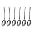 Stainless Steel Straw Spoon Pack/6 Pcs 18 cm
