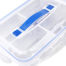 Rectangular Plastic Storage Organizer 24*18*6.7 cm