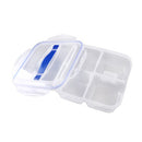 Rectangular Plastic Storage Organizer 20*20*6.1 cm