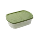Stackable Rectangular Plastic Crisper Box Set/3 Pcs 20*15*6.5 cm