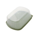 Stackable Rectangular Plastic Crisper Box Set/3 Pcs 20*15*6.5 cm