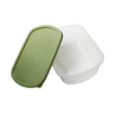 Stackable Rectangular Plastic Crisper Box Set/3 Pcs 20*15*6.5 cm