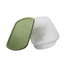 Stackable Rectangular Plastic Crisper Box Set/3 Pcs 24.5*18*8 cm
