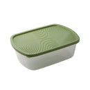 Stackable Rectangular Plastic Crisper Box Set/3 Pcs 24.5*18*8 cm