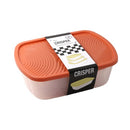 Stackable Rectangular Plastic Crisper Box Set/3 Pcs 24.5*18*8 cm