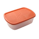 Stackable Rectangular Plastic Crisper Box Set/3 Pcs 24.5*18*8 cm