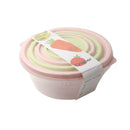 Stackable Round Plastic Crisper Box Set/4 Pcs 2+1.05+0.53+0.2L