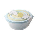 Stackable Round Plastic Crisper Box Set/4 Pcs 2+1.05+0.53+0.2L