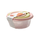 Stackable Round Plastic Crisper Box Set/3 Pcs 1+0.53+0.2L