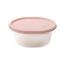 Stackable Round Plastic Crisper Box Set/3 Pcs 1+0.53+0.2L
