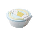 Stackable Round Plastic Crisper Box Set/3 Pcs 1+0.53+0.2L