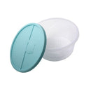 Stackable Round Plastic Crisper Box Set/4 Pcs 19*19 cm