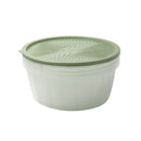 Stackable Round Plastic Crisper Box Set/3 Pcs 20*8 cm