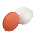Stackable Round Plastic Crisper Box Set/3 Pcs 20*8 cm