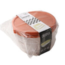 Stackable Round Plastic Crisper Box Set/3 Pcs 6*6.5 cm