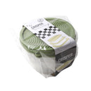 Stackable Round Plastic Crisper Box Set/3 Pcs 6*6.5 cm