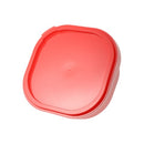 Stackable Square Plastic Crisper Box Set/5 Pcs 23*23*9 cm