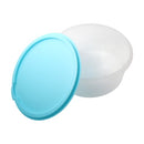 Stackable Round Plastic Crisper Box Set/5 Pcs 23.5*10.5 cm