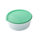 Stackable Round Plastic Crisper Box Set/5 Pcs 23.5*10.5 cm