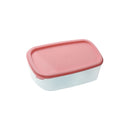 Stackable Rectangular Plastic Crisper Box Set/5 Pcs 26.5*20*9.5 cm