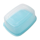 Stackable Rectangular Plastic Crisper Box Set/5 Pcs 26.5*20*9.5 cm