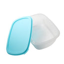 Stackable Rectangular Plastic Crisper Box Set/5 Pcs 26.5*20*9.5 cm