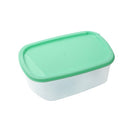 Stackable Rectangular Plastic Crisper Box Set/5 Pcs 26.5*20*9.5 cm