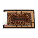 Non Slip Polyester Welcome Door Mat 45*75 cm