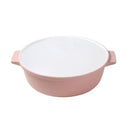 Plastic Microwave Cooking Pot Casserole Set/2Pcs 30*26 cm