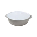Plastic Microwave Cooking Pot Casserole Set/2Pcs 30*26 cm