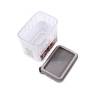 Acrylic Airtight Food Canister Set/4 Pcs 300+600+350+350ml