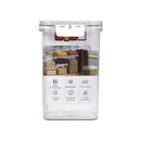 Plastic Stackable Airtight Canister Set/3 Pcs 14.5*9.5*23 cm