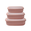 Plastic Airtight Food Container Set/3 Pcs 19*25*7 cm