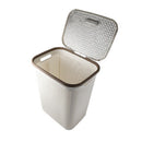 Plastic Laundry Hamper Basket with Lid 44*33.5*34 cm