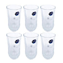 Lead Free Glass Tumbler Set/6 Pcs 250 ml