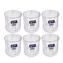 Lead Free Glass Tumblers Set/6 Pcs 200 ml
