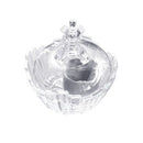 Crystal Glass Sugar Bowl Candy Jar 12.5*13 cm
