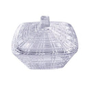 Crystal Glass Sugar Bowl Candy Jar 11*9 cm