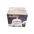 Glass Sugar Bowl with lid 12*11 cm