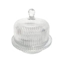 Glass Sugar Bowl with lid 12*11 cm