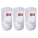 Lead Free Glass Tumblers Set/6 Pcs 410 ml