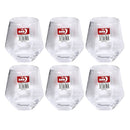 Lead Free Drinking Glass Tumbler Set/6 Pcs  330 ml