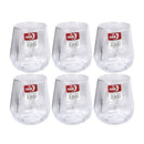 Lead Free Drinking Glass Tumbler Set/6 Pcs  330 ml