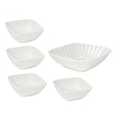 Ceramic Serving Bowl w Nuts and Snack Bowl Set/6 9*9/15*15 cm