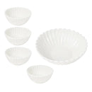 Ceramic Serving Bowl w Nuts and Snack Bowl Set/6 9*9/15*15 cm