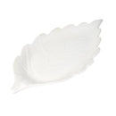 Leaf Design Ceramic Plate Serving Dish 16"