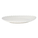 Round White Ceramic Plate Dinner Plate 14"