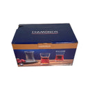 Lead Free Glass Tea Cup Set/6 Pcs 6.3*9.5 cm